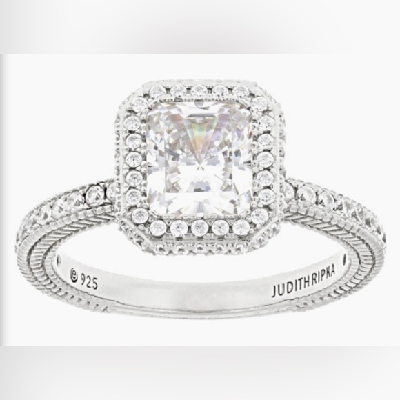 Judith Ripka White Gold Clad - Picture 2 of 8